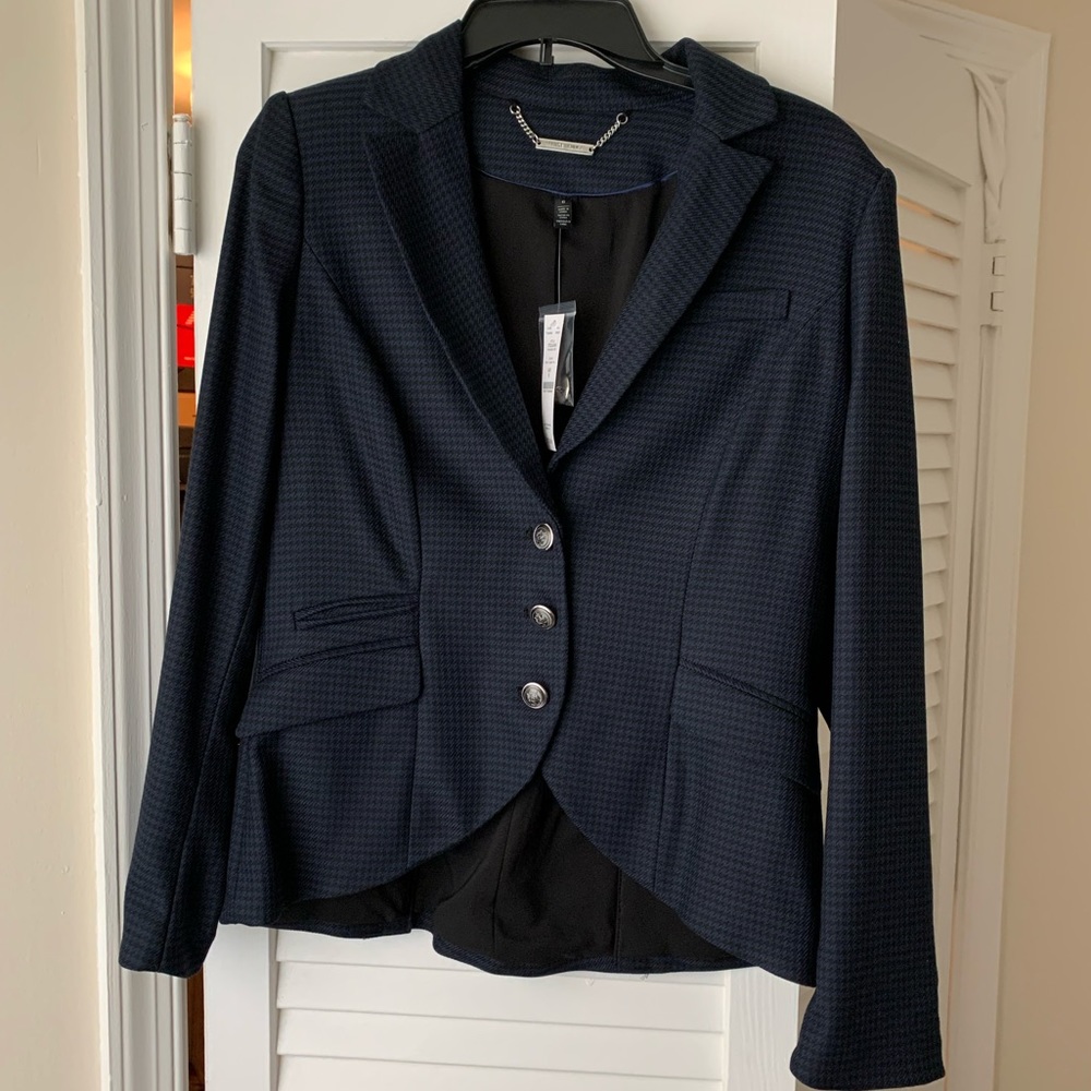 Houndstooth blazer NWT